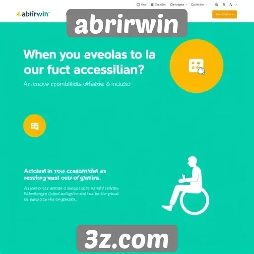Acessibilidade e inclusão no site abrirwin